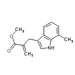CAS#: 800366-83-0， Methyl 2-[(7-methyl-1H-indol-3-yl)methyl]acrylate