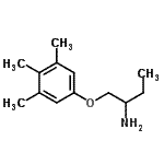 CAS 登录号：801204-68-2， 1-(3,4,5-三甲基苯氧基)-2-丁胺