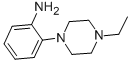 structure of CAS# 801227-61-2, 2-(4-Ethyl-1-Piperazinyl)-Benzenamine;2-(4-Ethylpiperazin-1-Yl)Aniline(SALTDATA: FREE);Benzenamine, 2-(4-Ethyl-1-Piperazinyl)- (9CI)