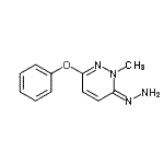 CAS#: 801982-47-8， (6Z)-6-Hydrazono-1-methyl-3-phenoxy-1,6-dihydropyridazine