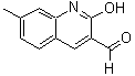 structure of CAS# 80231-41-0, 2-Hydroxy-7-methyl-3-quinolinecarbaldehyde;1,2-DIHYDRO-7-METHYL-2-OXO-3-QUINOLINECARBOXALDEHYDE;7-methyl-2-oxo-1,2-dihydroquinoline-3-carbaldehyde;7-Methyl-2-oxo-1,2-dihydro-quinoline-3-carbaldehyde