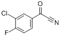 结构式 CAS# 80277-45-8, 3-氯-4-氟苯甲酰氰化物