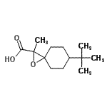 CAS#: 802893-75-0， 2-Methyl-6-(2-methyl-2-propanyl)-1-oxaspiro[2.5]octane-2-carboxylic acid