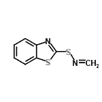 CAS 登录号：80323-68-8， 甲醛S-(1,3-苯并噻唑-2-基)噻吩基肟