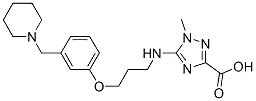 CAS#: 80343-52-8， 1-Methyl-5-((3-(3-(1-Piperidinylmethyl)Phenoxy)Propyl)Amino)-1H-1,2,4-Triazole-3-Carboxylic Acid