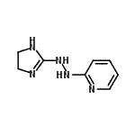CAS 登录号：803617-97-2， 2-[2-(4,5-二氢-1H-咪唑-2-基)肼基]吡啶
