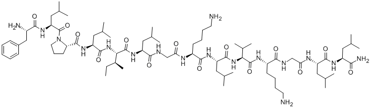 CAS#: 80388-04-1， Mast Cell Degranulating Peptide HR-2