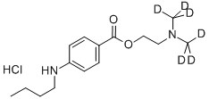 CAS#: 80404-52-0， 4-(Butylamino)-Benzoic Acid 2-[Di(Methyl-D3)Amino]Ethylester Monohydrochloride