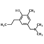 CAS#: 804440-91-3， 4-[(Dimethylamino)methyl]-2-methyl-6-propylphenol