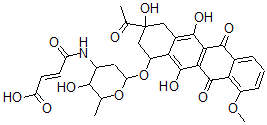 CAS 登录号：80445-76-7， N-马来酰柔红霉素