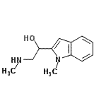 CAS#: 804510-39-2， 2-(Methylamino)-1-(1-methyl-1H-indol-2-yl)ethanol
