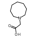 结构式 CAS# 805180-08-9, 1-氮杂环辛烷基乙酸