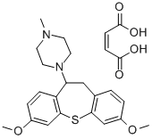 CAS#: 80709-63-3， 1-(10,11-Dihydro-3,7-Dimethoxydibenzo(b,f)Thiepin-10-Yl)-4-Methylpiperazine Maleate