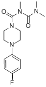 CAS#: 80712-25-0， 1-(4-Fluorophenyl)-4-(2,4,4-Trimethylallophanoyl)Piperazine