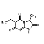 CAS 登录号：807295-78-9， 6-乙基-3-甲基咪唑并[1,2-a]嘧啶-2,5,7(1H,3H,6H)-三酮