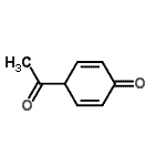 CAS#: 80753-90-8， 4-Acetyl-2,5-cyclohexadien-1-one