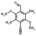 CAS#: 807628-70-2， 4-Formyl-2,5-dimethoxy-3,6-dimethylbenzonitrile