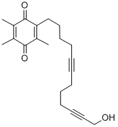 CAS#: 80809-81-0， 2-(12-Hydroxydodeca-5,10-diynyl)-3,5,6-trimethyl-cyclohexa-2,5-diene-1,4-dione