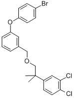 CAS#: 80843-73-8， 1-(4-Bromophenoxy)-3-((2-(3,4-Dichlorophenyl)-2-Methylpropoxy)Methyl)Benzene