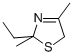 CAS#: 80881-40-9， 2,4-Dimethyl-2-Ethyl-3-Thiazoline