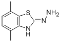 structure of CAS# 80945-73-9, 4,7-Dimethyl-2(3H)-Benzothiazolone Hydrazone;2(3H)-Benzothiazolone,4,7-Dimethyl-,Hydrazone(9CI)
