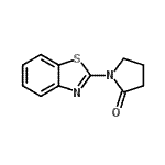 CAS 登录号：81093-59-6， 1-(1,3-苯并噻唑-2-基)-2-吡咯烷酮