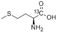 结构式 CAS# 81202-04-2, L-蛋氨酸-1-13C