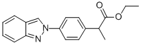 CAS#: 81265-53-4， 2-(4-(2H-Indazol-2-Yl)Phenyl)Propionic Acid Ethyl Ester