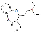 CAS 登录号：81320-29-8， N,N-二乙基-11H-二苯并(b,e)(1,4)氧杂硫杂卓-11-乙胺