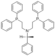 structure of CAS# 81510-19-2, S(-)-N,N-Bis(2-Diphenylphosphinoethyl)-1-Phenylethylamine