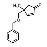 CAS#: 815587-17-8， (4S)-4-[(Benzyloxy)methyl]-4-methyl-2-cyclopenten-1-one