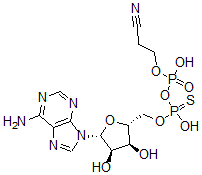 CAS#: 81655-27-8， beta-Cyanoethyl-Adenosine 5'-(1-Thiodiphosphate)