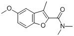 CAS#: 81718-73-2， 5-Methoxy-N,N,3-Trimethyl-2-Benzofurancarboxamide