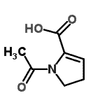 CAS#: 81929-30-8， 1-Acetyl-4,5-dihydro-1H-pyrrole-2-carboxylic acid