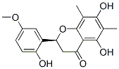 CAS#: 82051-52-3， (2S)-2,3-Dihydro-5,7-Dihydroxy-2-(2-Hydroxy-5-Methoxyphenyl)-6,8-Dimethyl-4H-1-Benzopyran-4-One