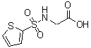 structure of CAS# 82068-09-5, N-(2-Thienylsulfonyl)glycine;(Thiophene-2-sulfonylamino)-acetic acid;(Thiophene-2-sulfonylamino)-aceticacid;[(2-thienylsulfonyl)amino]acetic acid