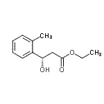 CAS#: 820976-83-8， Ethyl (3S)-3-hydroxy-3-(2-methylphenyl)propanoate