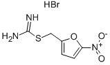 structure of CAS# 82118-18-1, (5-Nitro-2-Furyl)Methyl Aminomethanimidothioate Hydrobromide;(5-Nitrofuran-2-Yl)Methyl Carbamimidothioate Hydrobromide;Xbx 00327;Fs000337
