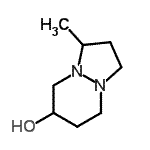 CAS#: 82222-07-9， 3-Methylhexahydro-1H-pyrazolo[1,2-a]pyridazin-6-ol