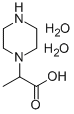 结构式 CAS# 824414-03-1, 2-(哌嗪-1-基)丙酸二水合物