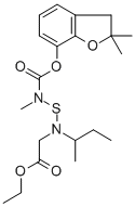 CAS#: 82560-47-2， N-(((((2,3-Dihydro-2,2-Dimethyl-7-Benzofuranyl)Oxy)Carbonyl)Methylamino)Thio)-N-(1-Methylpropyl)-Glycine Ethyl Ester