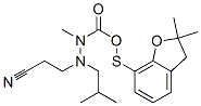 CAS#: 82560-74-5， (2,2-Dimethyl-3H-Benzofuran-7-Yl) N-(2-Cyanoethyl-(2-Methylpropyl)Amino)Sulfanyl-N-Methyl-Carbamate