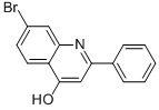 结构式 CAS# 825620-24-4, 7-溴-2-苯基-4-喹啉醇