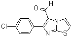 结构式 CAS# 82588-41-8, 6-(4-氯苯基)咪唑并[2,1-b][1,3]噻唑-5-甲醛