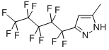 CAS#: 82633-43-0， 3-(Undecafluoro-1-Pentyl)-5-(Methyl)Pyrazole
