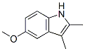 structure of CAS# 828-94-4, 5-Methoxy-2,3-Dimethyl-1H-Indole;2,3-Dimethyl-1H-Indol-5-Yl Methyl Ether;5-Methoxy-2,3-Dimethylindole;1H-Indole, 5-Methoxy-2,3-Dimethyl-