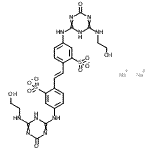 CAS#: 82944-33-0， Disodium 2,2'-[(E)-1,2-ethenediyl]bis[5-({4-[(2-hydroxyethyl)amino]-6-oxo-1,6-dihydro-1,3,5-triazin-2-yl}amino)benzenesulfonate]
