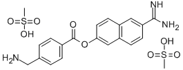 CAS#: 82956-02-3， 6-Amidino-2-Naphthyl-4-Aminomethylbenzoate Dimethanesulfonate