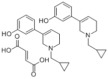 CAS#: 83010-56-4， 3-(1-Cyclopropylmethyl-1,2,5,6-Tetrahydropyridin-3-Yl)Phenol Fumarate
