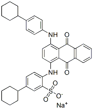 CAS#: 83027-35-4， Sodium 5-Cyclohexyl-2-[[4-[(4-Cyclohexylphenyl)Amino]-9,10-Dihydro-9,10-Dioxo-1-Anthryl]Amino]Benzenesulphonate